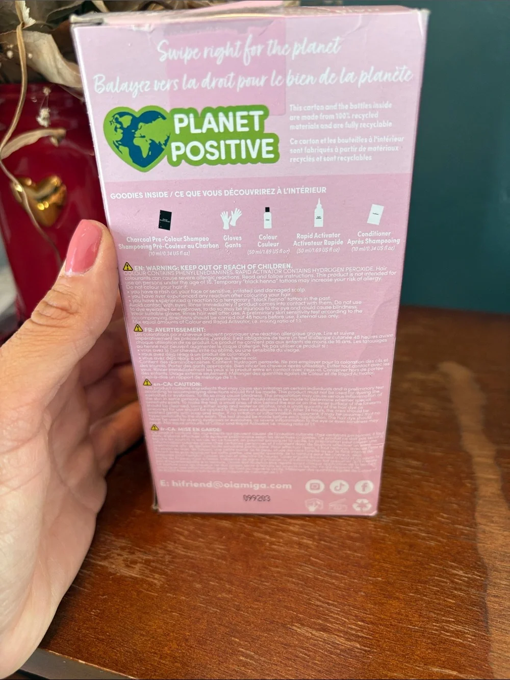 Ola Mundo Permanent Hair Colour #10.22 Silver (Pink Box)